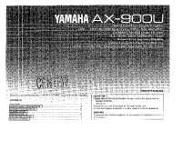 Yamaha AX-900-Owners-Manual 